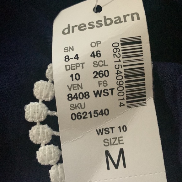 Westport 1962 Summer Sleeveless Navy White Shift Dress - Picture 8 of 8